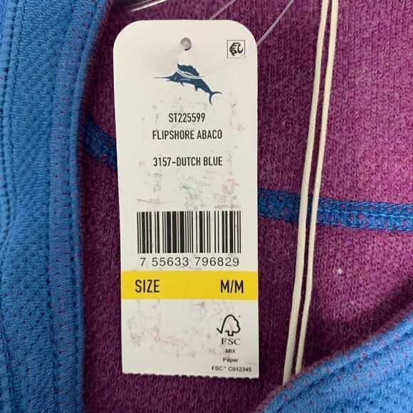 NWT Tommy Bahama Reversible Long Sleeve Flipshore Abaco Size Medium - Picture 8 of 8